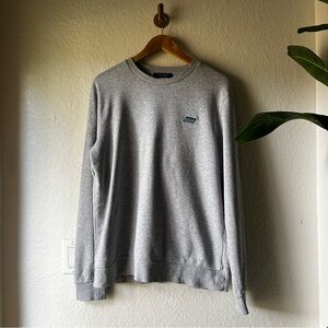 Scotch & Soda Light Gray Crewneck Sweater Classic Streetstyle